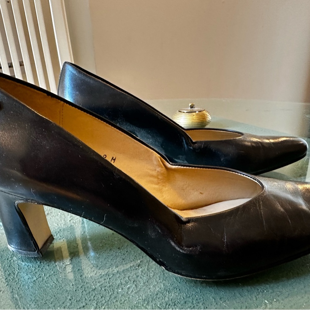 Etienne Aigner Classic Navy Heels